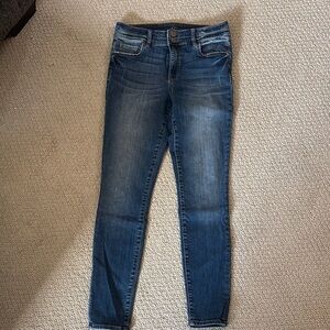 Kut from the Kloth Blue Ankle Cropped Jeans
